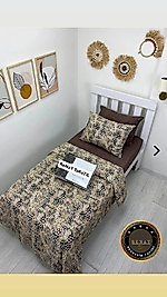 leopar tek kişilik nevresim takımı