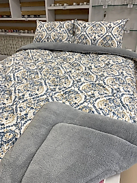 ÇİFT KİŞİLİK WELSOFT YORGAN SETİ AKSU GRİ